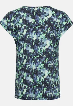 Damen Camel Active T-Shirts & Polos^Allover-Print Shirt mit zertifiziertem Organic Cotton