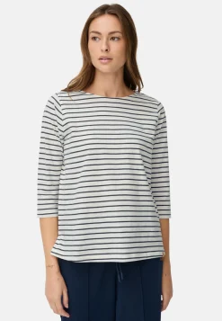 Damen Camel Active T-Shirts & Polos^3/4-Arm T-Shirt mit Seitenschlitzen