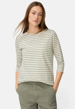 Damen Camel Active T-Shirts & Polos^3/4-Arm T-Shirt mit Seitenschlitzen