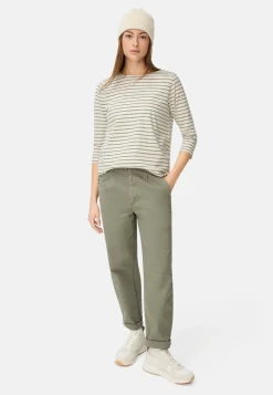 Damen Camel Active T-Shirts & Polos^3/4-Arm T-Shirt mit Seitenschlitzen