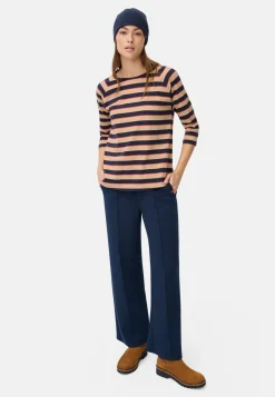 Damen Camel Active T-Shirts & Polos^3/4-Arm T-Shirt mit Streifenmuster