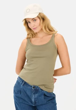 Damen Camel Active T-Shirts & Polos^Basic Top aus reiner Baumwolle