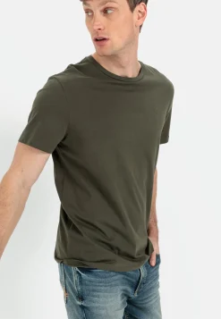 Herren Camel Active T-Shirts & Polos^Basic T-Shirt aus nachhaltigem Organic Cotton