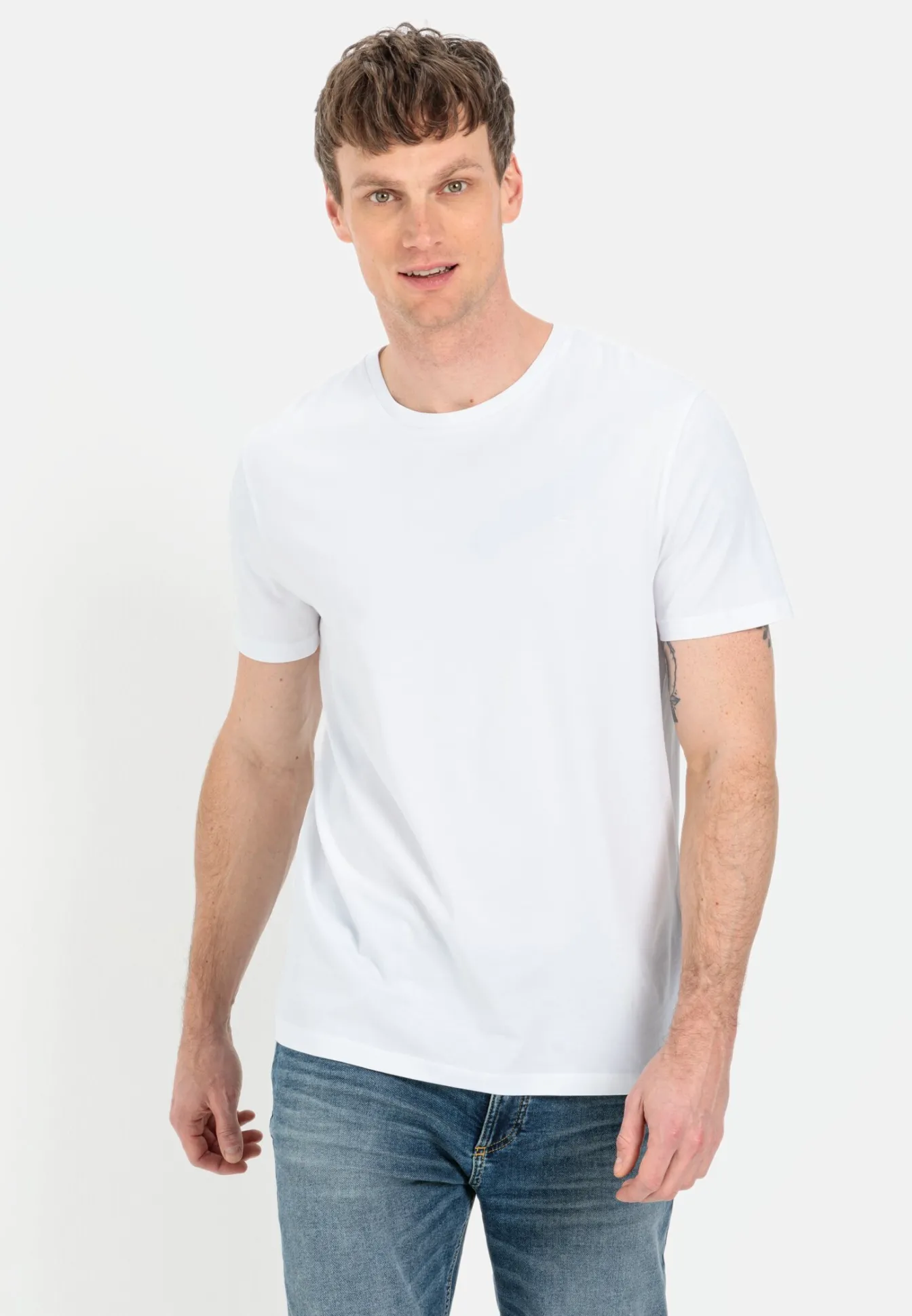 Herren Camel Active T-Shirts & Polos^Basic T-Shirt aus nachhaltigem Organic Cotton