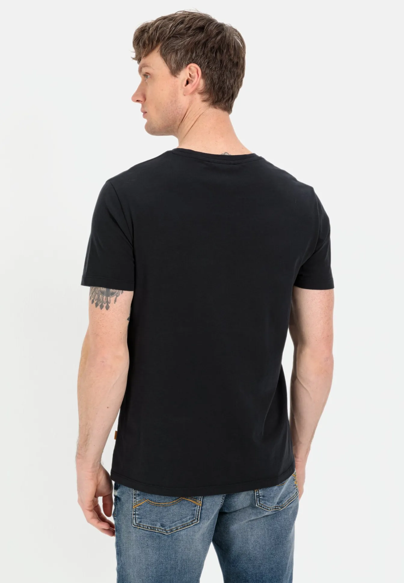 Herren Camel Active T-Shirts & Polos^Basic T-Shirt aus nachhaltigem Organic Cotton