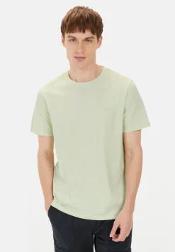 Herren Camel Active T-Shirts & Polos^Basic T-Shirt aus reiner Baumwolle