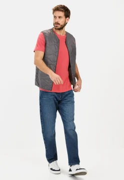Herren Camel Active T-Shirts & Polos^Basic T-Shirt aus reiner Baumwolle