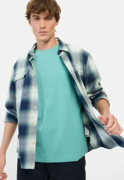 Herren Camel Active T-Shirts & Polos^Basic T-Shirt aus reiner Baumwolle