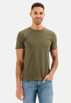 Herren Camel Active T-Shirts & Polos^Basic T-Shirt mit Rundhals aus Organic Cotton