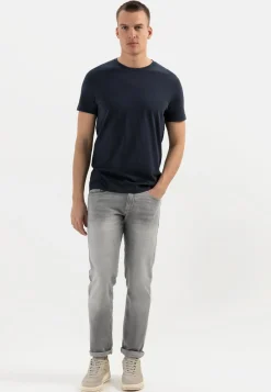 Herren Camel Active T-Shirts & Polos^Basic T-Shirt mit Rundhals aus Organic Cotton