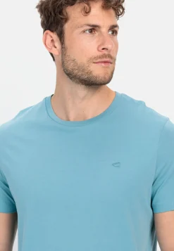 Herren Camel Active T-Shirts & Polos^Basic T-Shirt mit Rundhals aus Organic Cotton