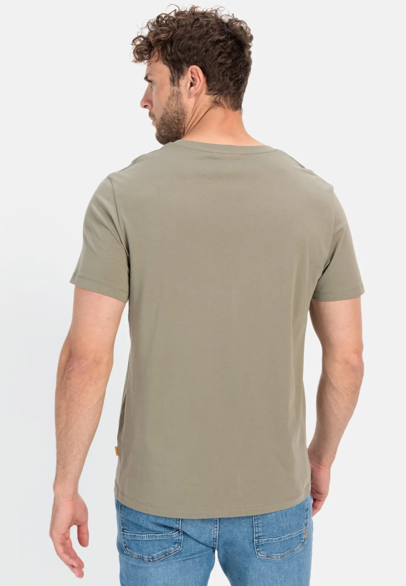 Herren Camel Active T-Shirts & Polos^Basic T-Shirt mit Rundhals aus Organic Cotton