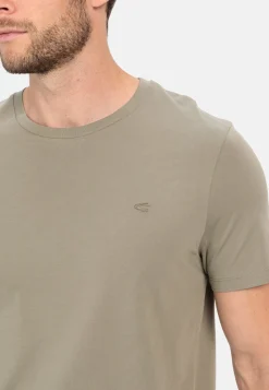 Herren Camel Active T-Shirts & Polos^Basic T-Shirt mit Rundhals aus Organic Cotton