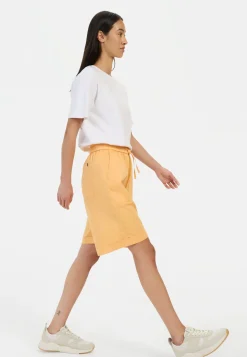 Damen Camel Active Hosen^Bermuda Shorts mit elastischem Tunnelzug
