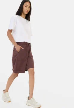 Damen Camel Active Hosen^Bermuda Shorts mit elastischem Tunnelzug