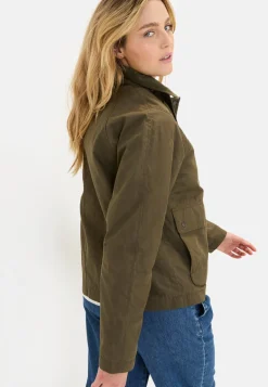 Damen Camel Active Jacken & Westen^Blouson mit Cordkragen