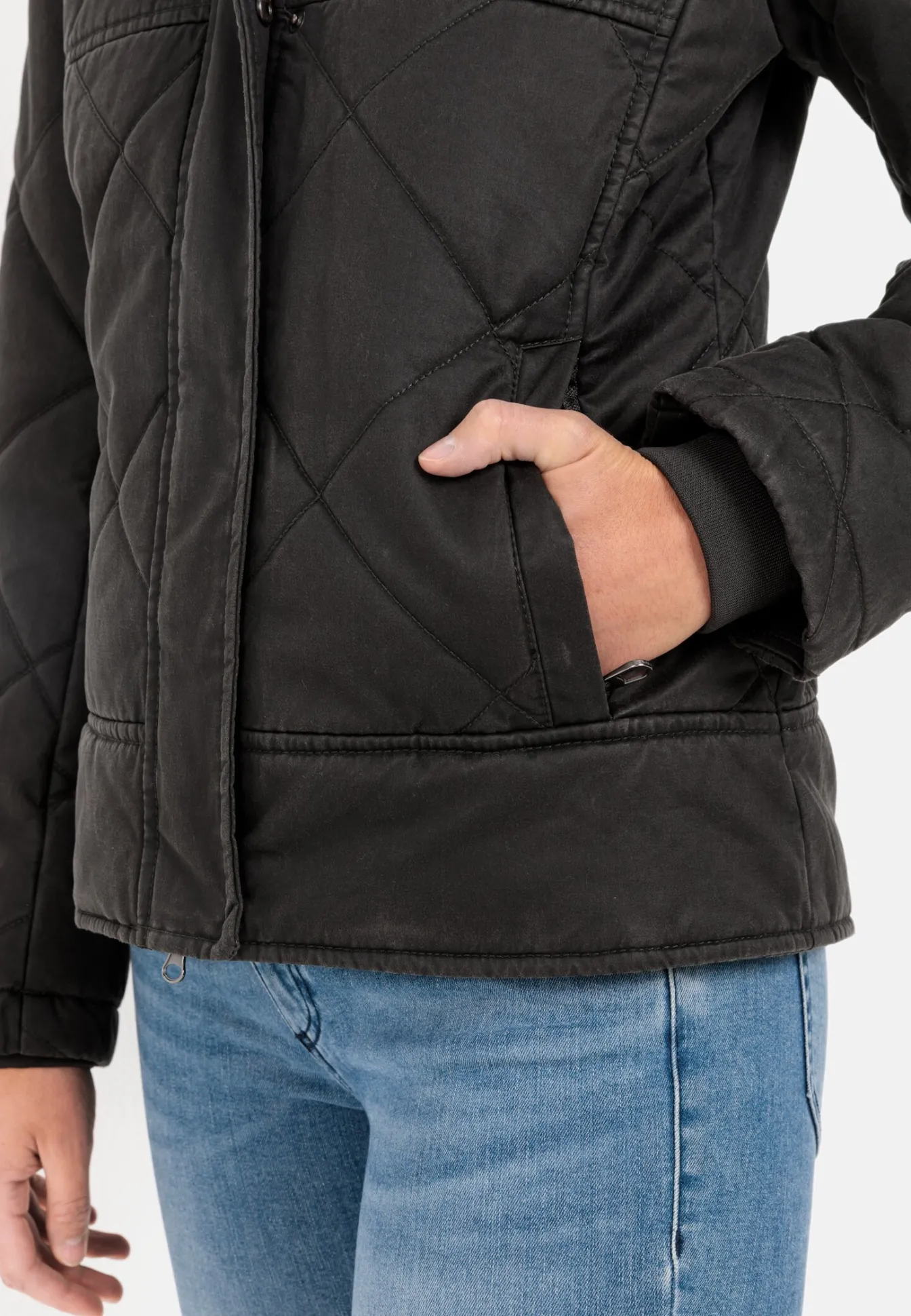 Damen Camel Active Jacken & Westen^Blouson mit Stehkragen im Vintage Look