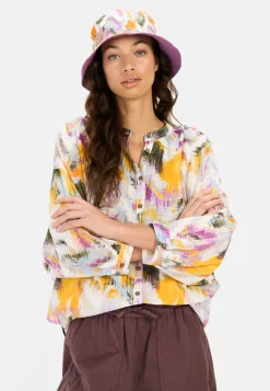 Damen Camel Active Blusen^Bluse mit Allover-Print