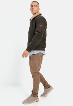 Herren Camel Active Jacken & Westen^Bomberjacke mit abnehmbarem Teddykragen