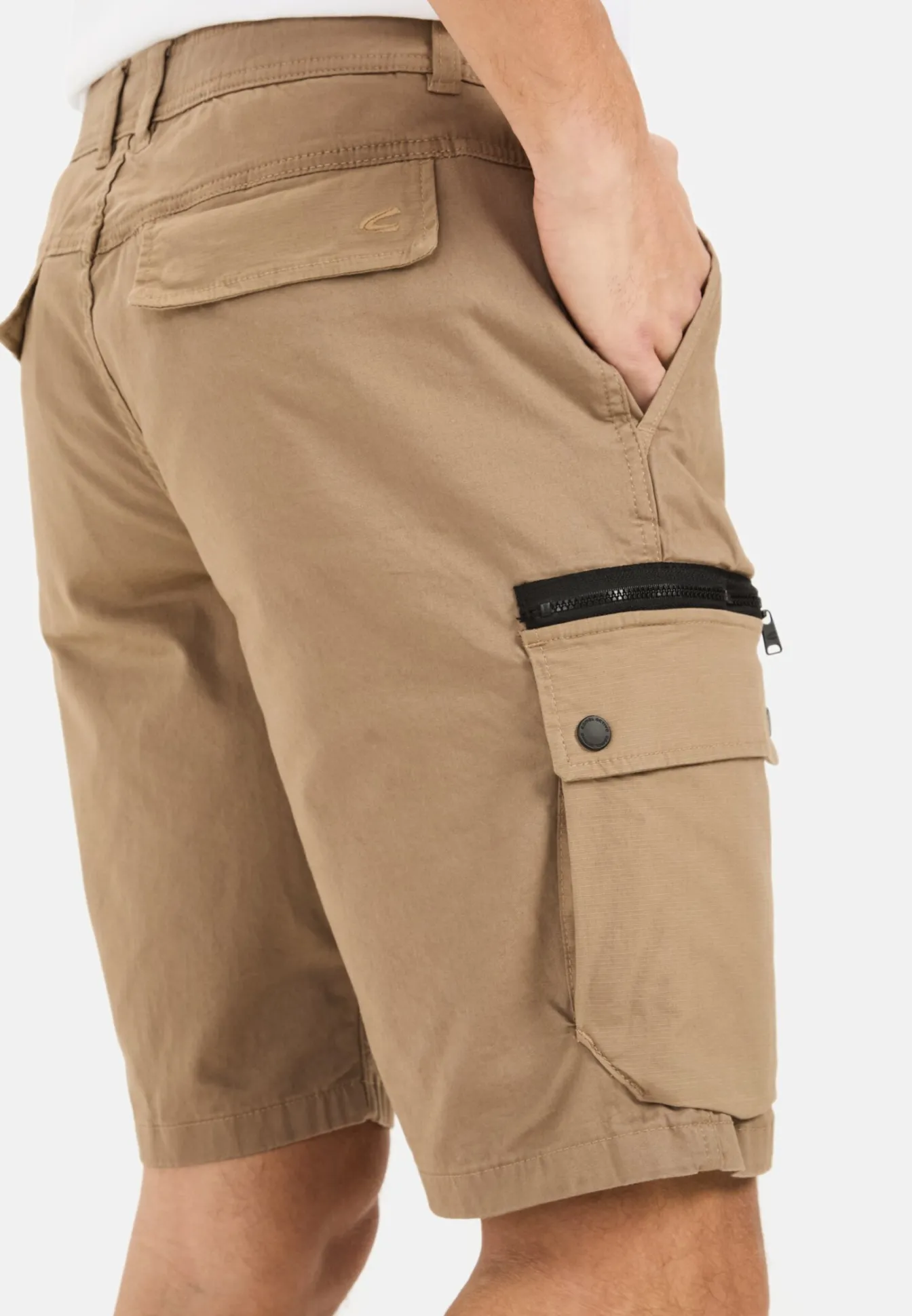 Herren Camel Active Shorts & Bermudas^Cargo-Shorts mit Kordelzug und Stretch