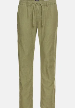 Herren Camel Active Hosen^Chinohose mit Kordelzug aus einem Leinenmix