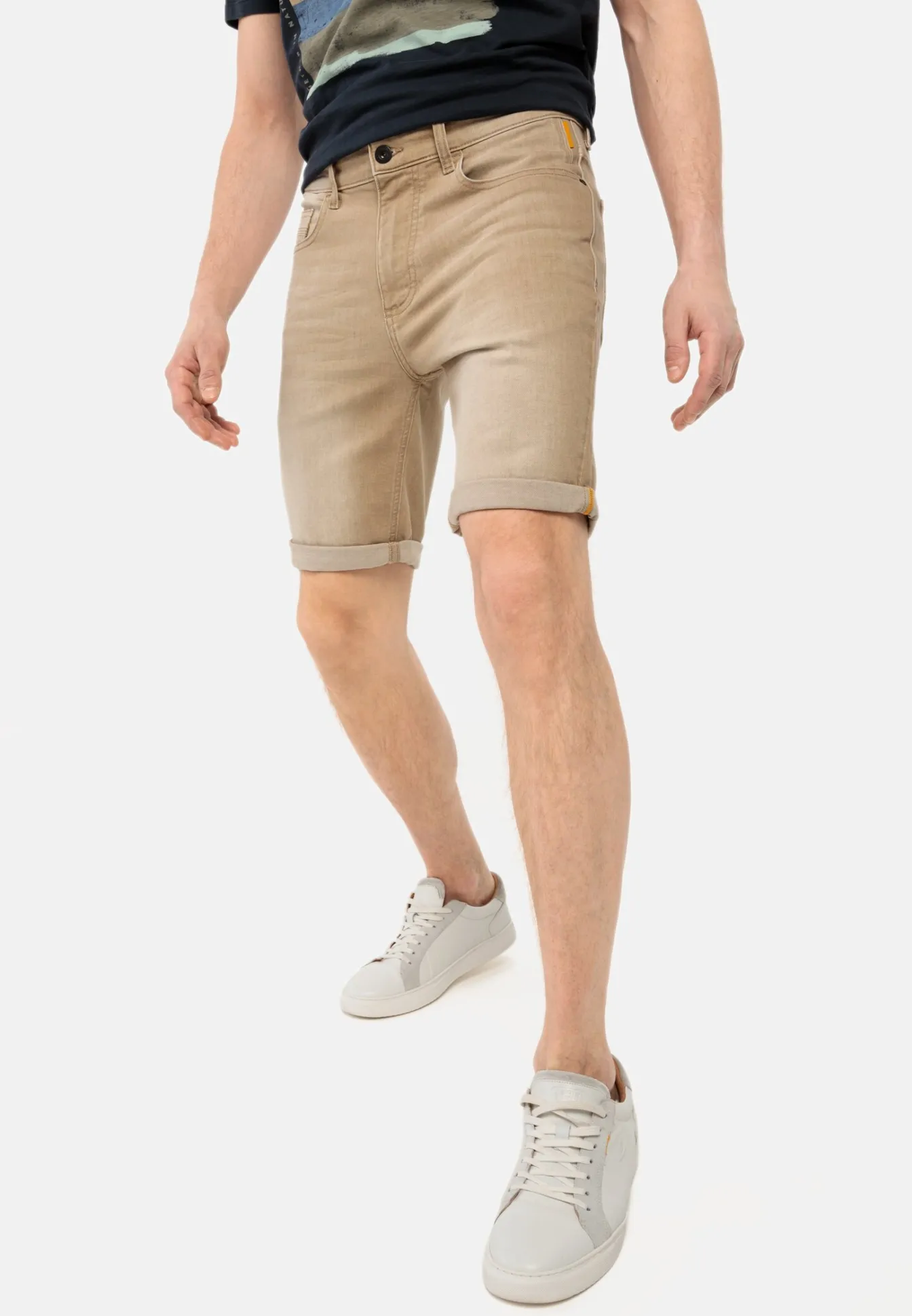 Herren Camel Active Shorts & Bermudas^Colour Denim Shorts Slim Fit