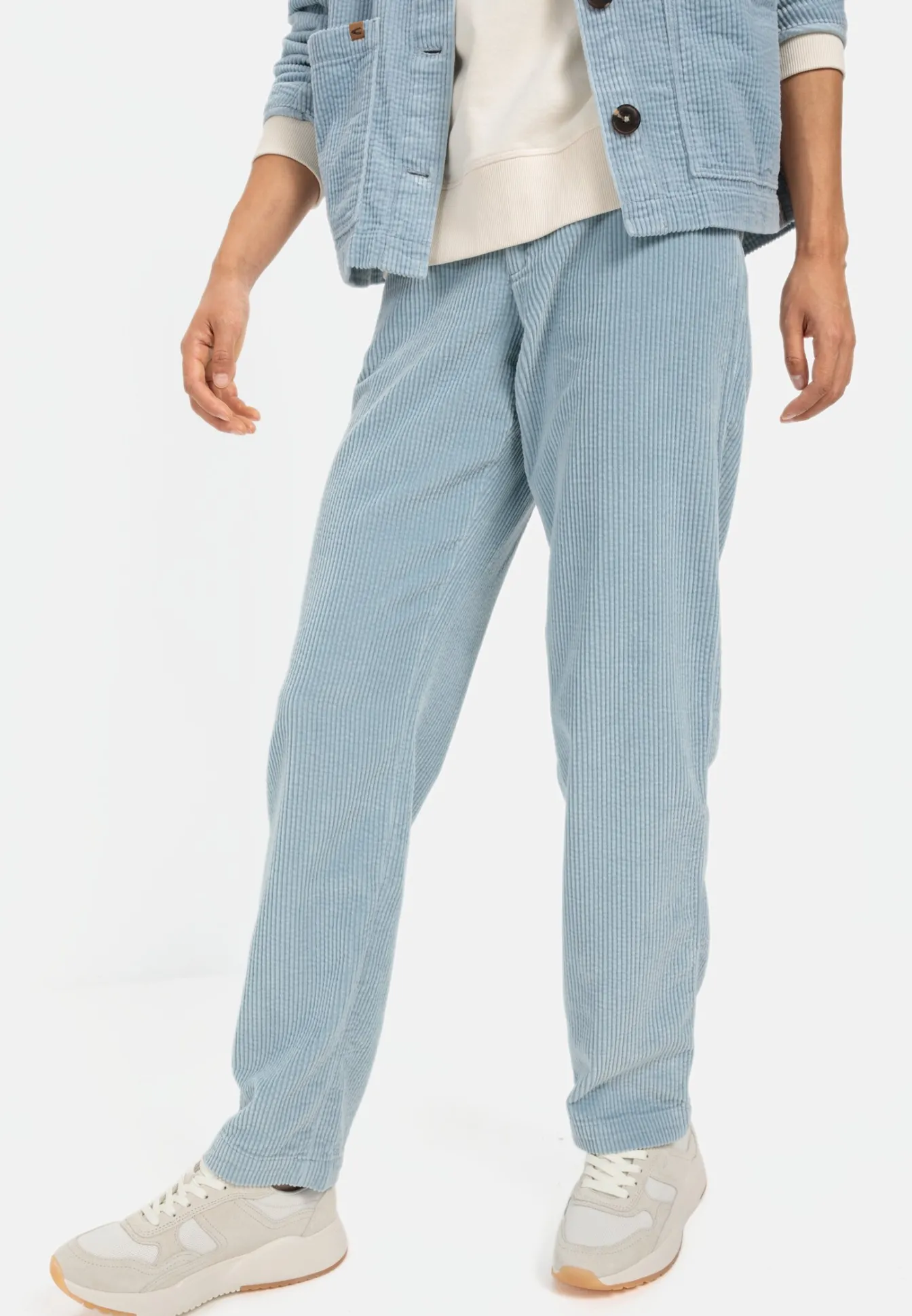 Damen Camel Active Hosen^Cord Hose im Loose Fit