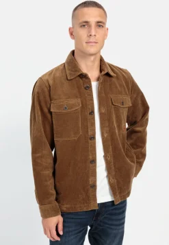 Herren Camel Active Overshirts^Cord Overshirt aus reiner Baumwolle