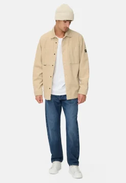 Herren Camel Active Overshirts^Cord Overshirt mit Druckknöpfen