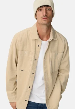 Herren Camel Active Overshirts^Cord Overshirt mit Druckknöpfen
