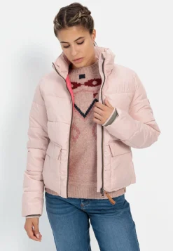 Damen Camel Active Jacken & Westen^Cropped Pufferjacke aus recyceltem Polyester