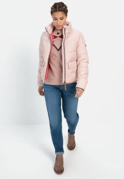Damen Camel Active Jacken & Westen^Cropped Pufferjacke aus recyceltem Polyester