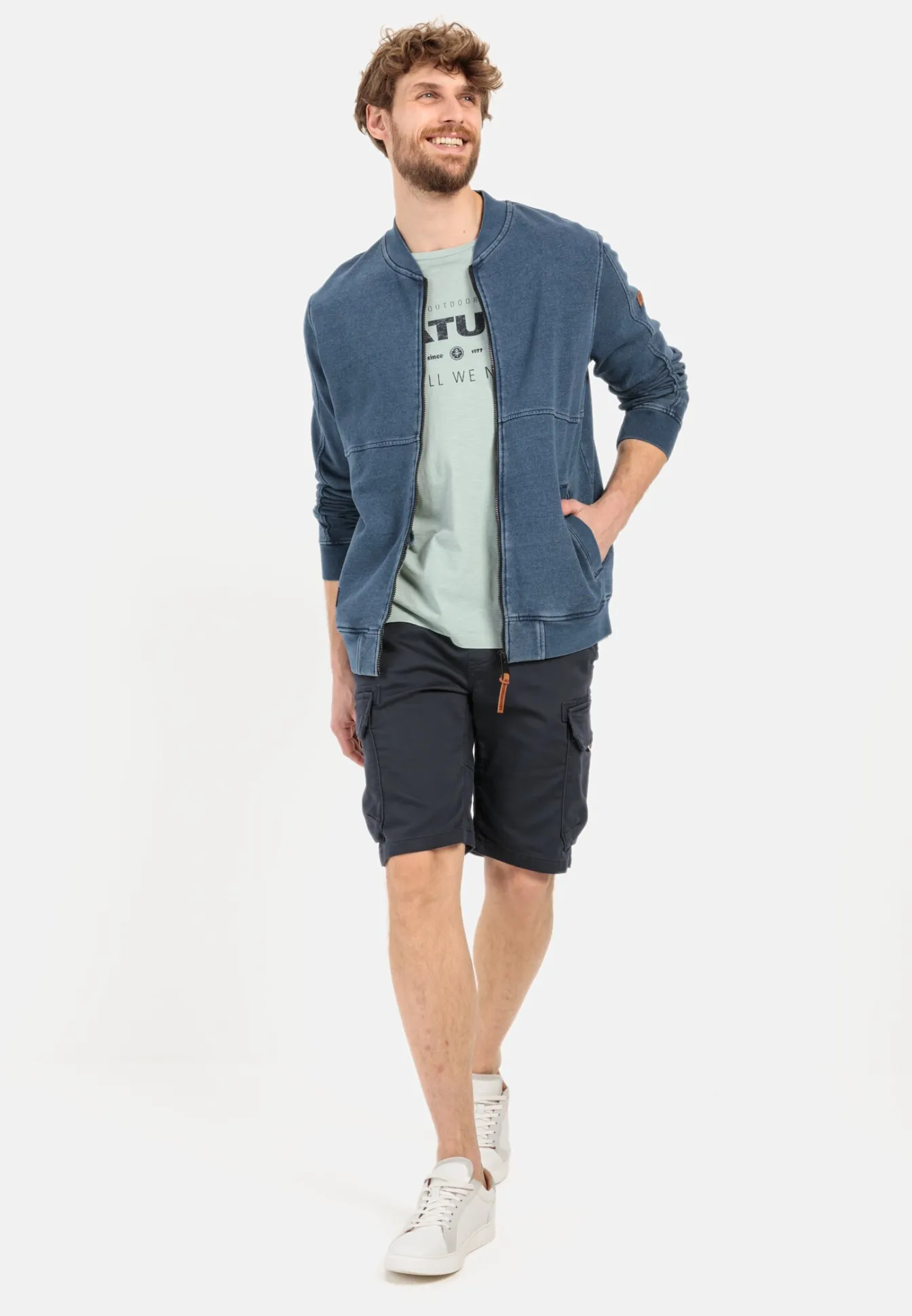 Herren Camel Active Shorts & Bermudas^Elastische Cargo Shorts