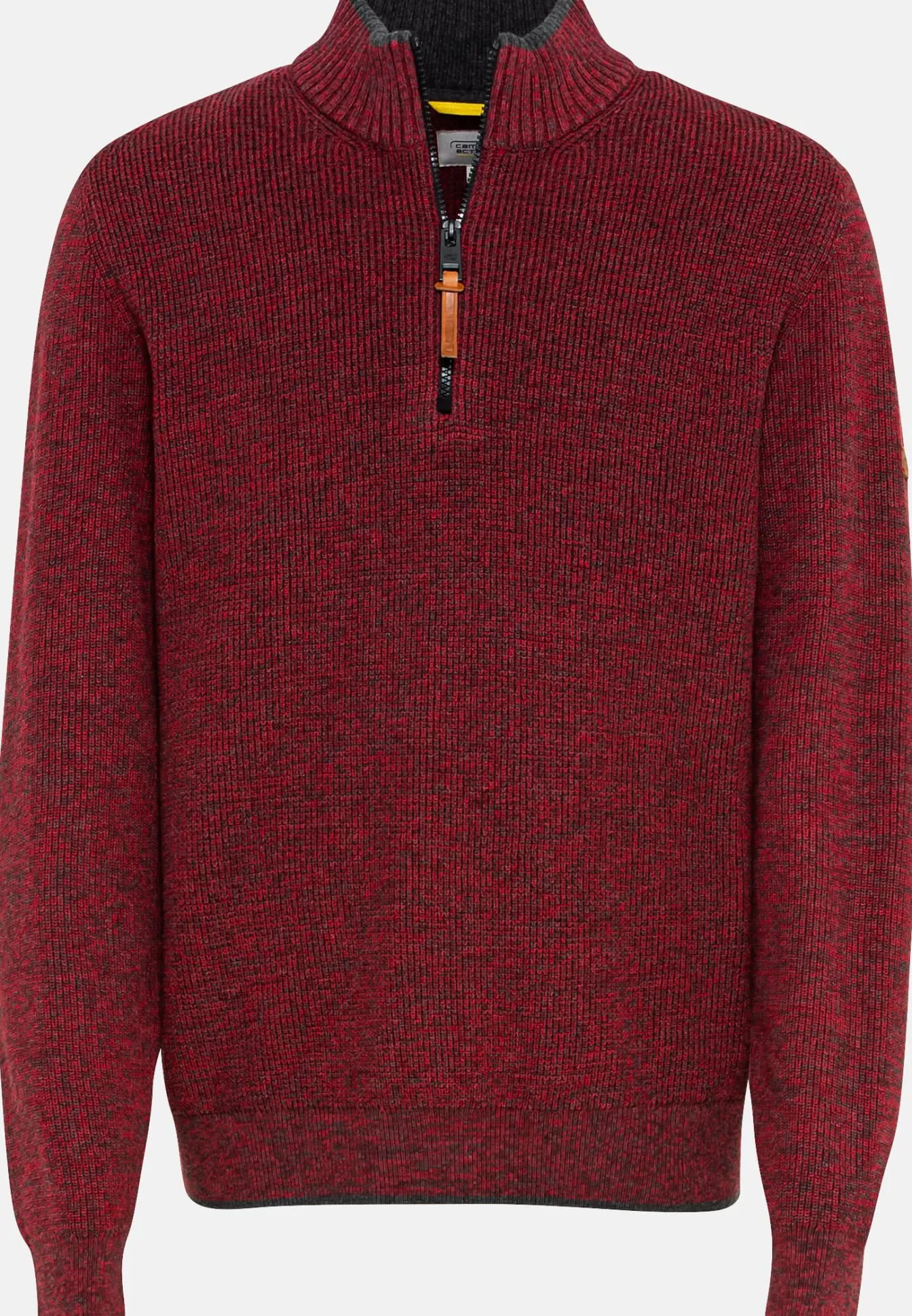 Herren Camel Active Pullover & Cardigan^Feinstrick Troyer aus Baumwollmix