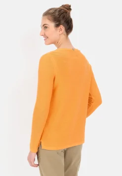 Damen Camel Active Pullover & Cardigans^Feinstrickpullover mit V-Ausschnitt