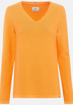 Damen Camel Active Pullover & Cardigans^Feinstrickpullover mit V-Ausschnitt