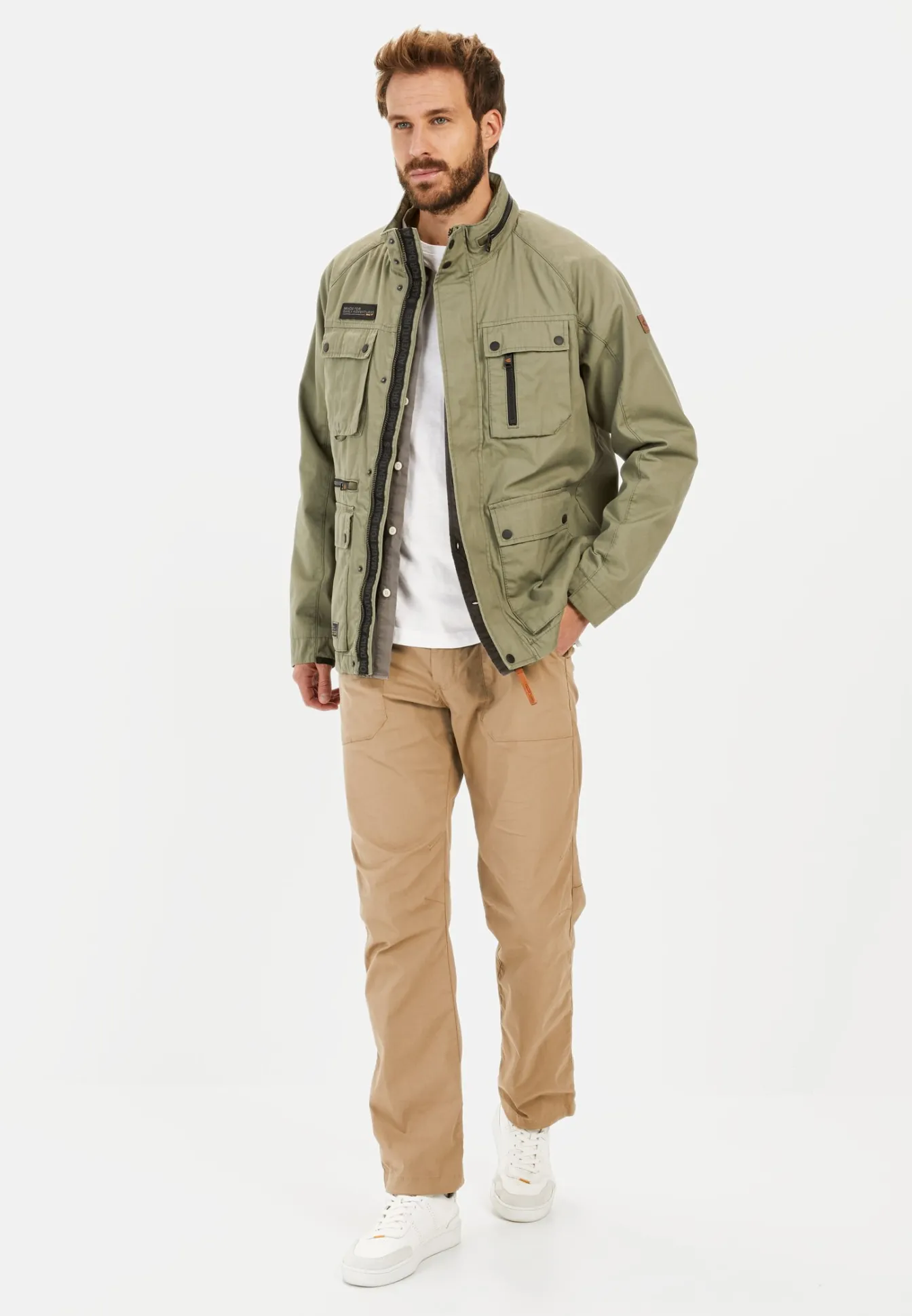 Herren Camel Active Jacken & Westen^Fieldjacket aus reiner Baumwolle