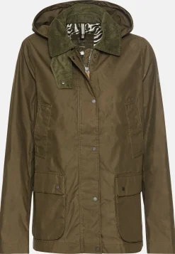Damen Camel Active Jacken & Westen^Fieldjacket mit Cordkragen