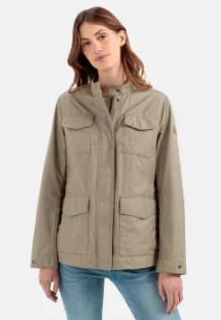 Damen Camel Active Jacken & Westen^Fieldjacket mit Stehkragen