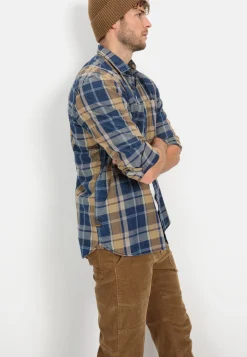 Herren Camel Active Hemden^Flanell Karohemd aus reiner Baumwolle