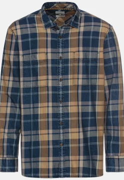 Herren Camel Active Hemden^Flanell Karohemd aus reiner Baumwolle