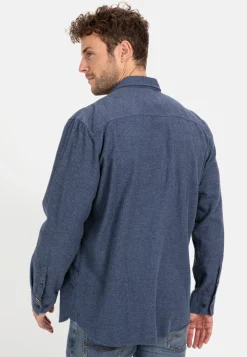 Herren Camel Active Hemden^Flanell Karohemd aus reiner Baumwolle