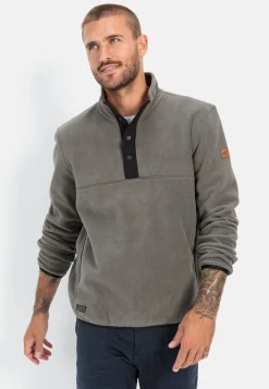 Herren Camel Active Sweatshirts & Hoodies^Fleece Troyer aus recyceltem Material