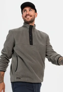 Herren Camel Active Sweatshirts & Hoodies^Fleece Troyer aus recyceltem Material