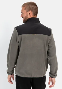 Herren Camel Active Sweatshirts & Hoodies|Jacken & Westen^Fleecejacke mit Stehkragen aus recyceltem Material