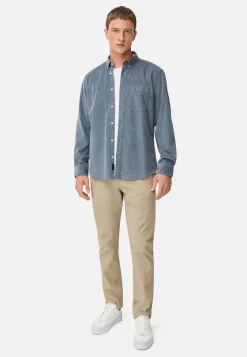 Herren Camel Active Hemden^fleXXXactive® Langarm Shirt mit Button-Down-Kragen und Brusttasche