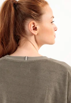 Damen Camel Active T-Shirts & Polos^Frottee-Shirt mit Rundhals