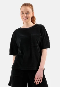Damen Camel Active T-Shirts & Polos^Frottee-Shirt mit Rundhals