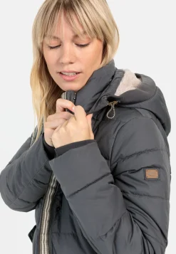Damen Camel Active Jacken & Westen^Gesteppte Jacke mit abnehmbarer Kapuze