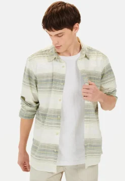 Herren Camel Active Hemden^Gestreiftes Hemd aus reiner Baumwolle